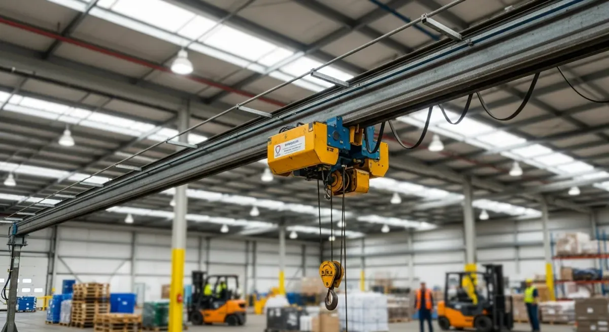 Endüstriyel Tesis İçin NPI Profil Üzeri Monoray Vinç Uygulaması